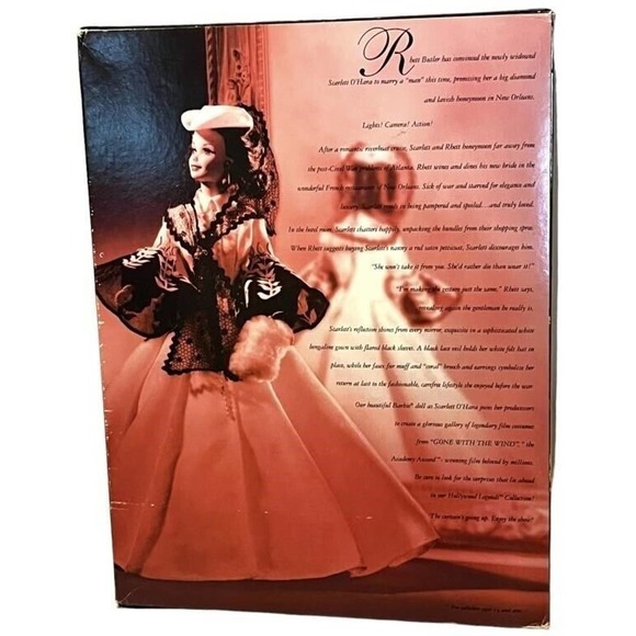 Scarlett OHara one w/the Wind Barbie Doll NIB never taken out - Picture 8 of 11